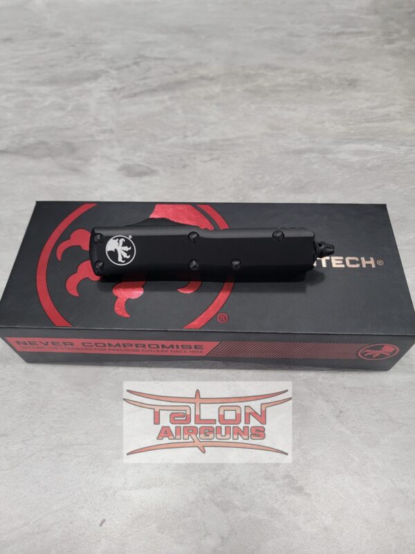 Microtech Knife 232-1T UTX-85 D/E - Black Handle - Black Blade - Image 3
