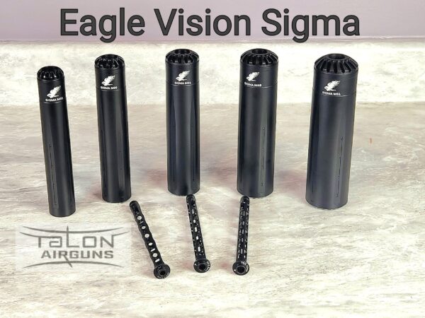 Eagle Vision SIGMA-M36 Airgun  Moderator / Suppressor Interchangeable Caliber L181mm D36mm - Image 7