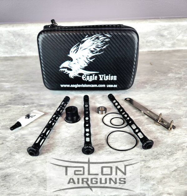 Eagle Vision SIGMA-M46 Airgun Sound Moderator / Suppressor Interchangeable Caliber L185mm D46mm - Image 2