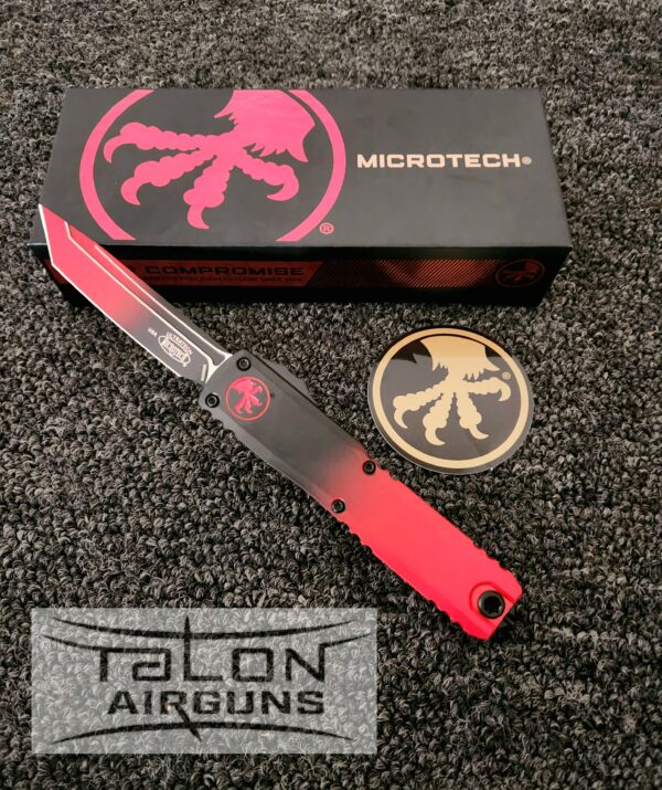 Microtech ULTRATECH ZBP T/E FADED BLACK/RED STANDARD (1123-1FBKRD) Knife