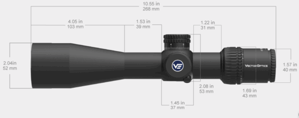 Vector Optics Veyron 4-16x44IR SFP Compact Riflescope - Image 3