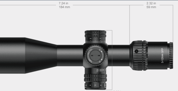 Vector Optics Veyron 3-12x44IR SFP Compact Rifle Scope - Image 5