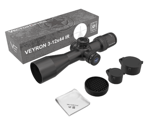 Vector Optics Veyron 3-12x44IR SFP Compact Rifle Scope - Image 4