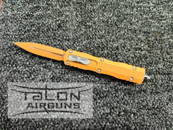 Microtech Knives Dirac Tequila Sunrise Cerakote D/E 225-1TE-C17Z15 - Image 3