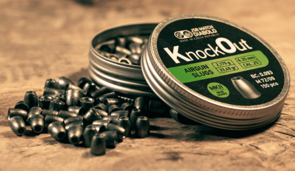 JSB KnockOut Slugs MKII .25 Cal, 33.49gr, Hollowpoint, 150ct - Image 3