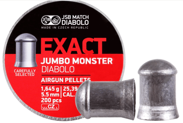 JSB Exact Jumbo Monster Grand .22 Cal, 28.55 Grains, Domed, 150ct - Image 2