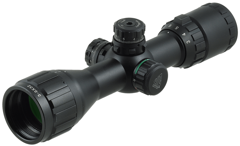 UTG® BUG BUSTER® 3-9X32 1" Scope, AO, RGB, Mil-dot, QD Rings
