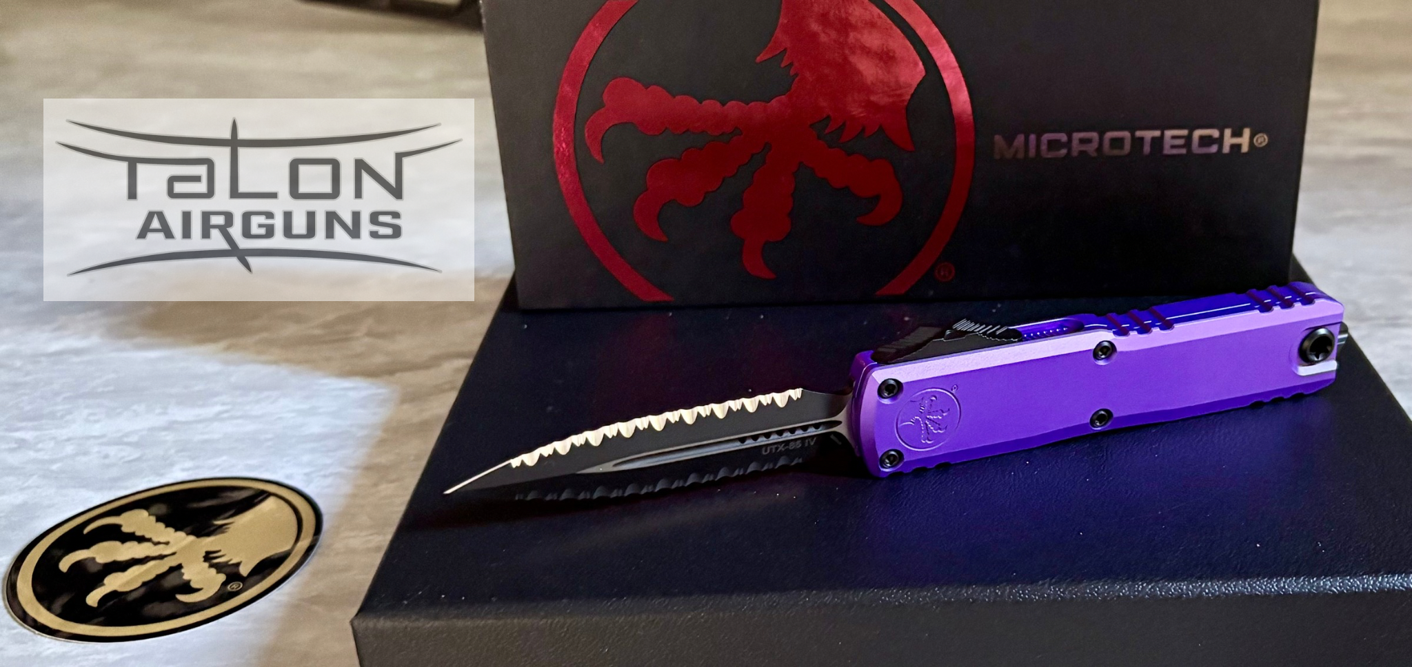 Microtech UTX-85 D/E Gen IV PURPLE - Image 2