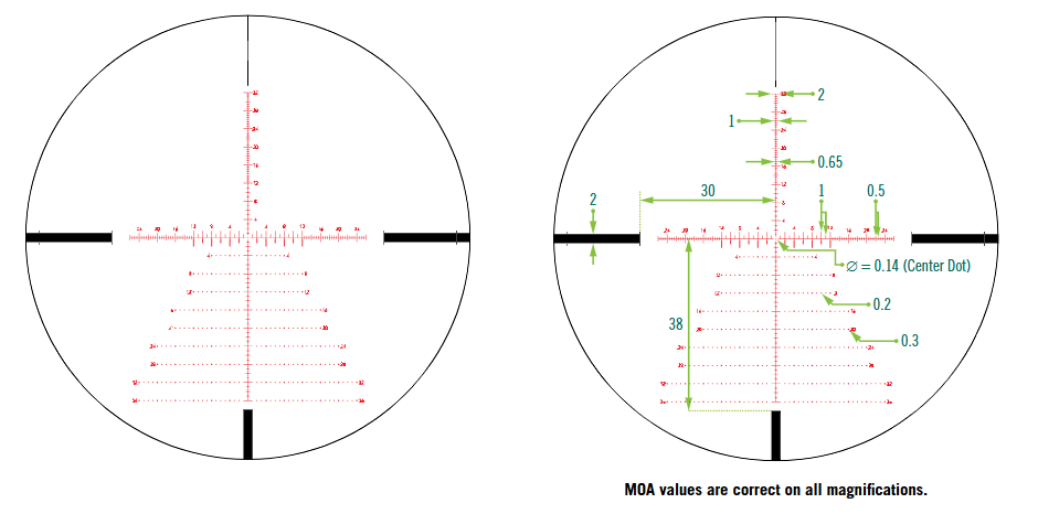 Vortex Optics Strike Eagle® 5-25x56 FFP EBR-7C Reticle | 34mm Tube - Image 2